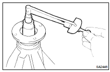 MEASURE DRIVE PINION PRELOAD