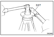 REMOVE COMPANION FLANGE