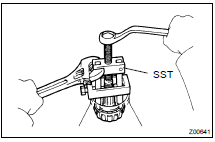 REMOVE FRONT BEARING