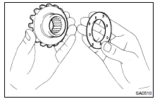 MEASURE SIDE GEAR BACKLASH