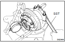 ADJUST SIDE BEARING PRELOAD