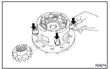 MEASURE SIDE GEAR BACKLASH