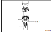 INSTALL DRIVE PINION REAR BEARING