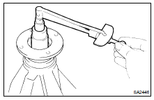 TEMPORARILY ADJUST DRIVE PINION PRELOAD