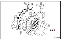 ADJUST SIDE BEARING PRELOAD