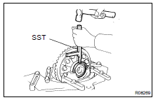 ADJUST SIDE BEARING PRELOAD