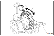 ADJUST SIDE BEARING PRELOAD