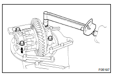 ADJUST SIDE BEARING PRELOAD