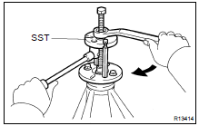 INSTALL COMPANION FLANGE