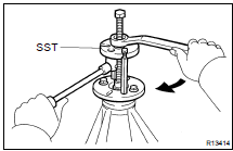 TEMPORARILY ADJUST DRIVE PINION PRELOAD