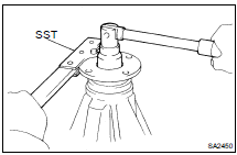 TEMPORARILY ADJUST DRIVE PINION PRELOAD