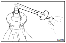 (e) Using a torque wrench, measure the preload.