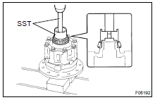  INSTALL SIDE BEARING