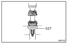  INSTALL DRIVE PINION REAR BEARING