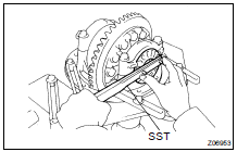 ADJUST SIDE BEARING PRELOAD