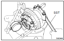 ADJUST SIDE BEARING PRELOAD