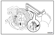 INSTALL ADJUSTING NUT LOCKS