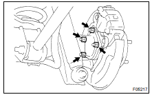  REMOVE AXLE SHAFTS