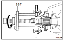 INSTALL COMPANION FLANGE