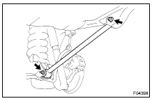 REMOVE LOWER CONTROL ARM