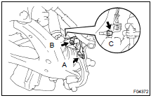 CONNECT ABS SPEED SENSOR AND WIRE HARNESS