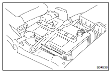 CHECK BATTERY ELECTROLYTE LEVEL