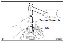 REPLACE FRONT BEARING