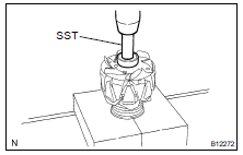 REPLACE REAR BEARING