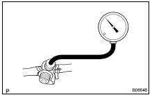 INSPECT EVAP SYSTEM LINE