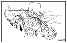 INSPECT DRIVE BELT