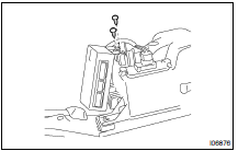 REMOVE A/C AMPLIFIER