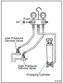 INSTALL CHARGING CYLINDER