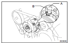  INSPECT DRIVE BELT TENSION