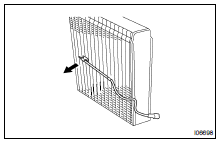 PULL OUT EVAPORATOR TEMPERATURE SENSOR FROM EVAPORATOR