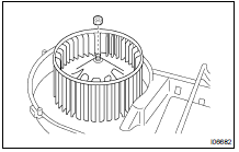 REMOVE BLOWER MOTOR