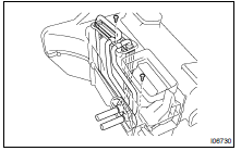 REMOVE HEATER RADIATOR