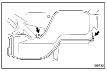 REMOVE AIR DUCT (Foot Duct)