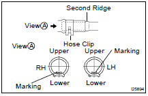 DISCONNECT WATER HOSES FROM HEATER RADIATOR PIPES