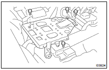 REMOVE COOLER BRACKET