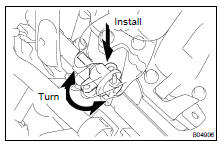 INSTALL FUEL PRESSURE REGULATOR