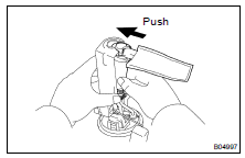 INSTALL FUEL PUMP FILTER TO FUEL PUMP