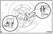 CONNECT FUEL MAIN TUBE AND RETURN TUBE (FUEL TUBE CONNECTORS) TO FUEL SUCTION PLATE