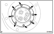 REMOVE FUEL PUMP AND SENDER GAUGE ASSEMBLY FROM FUEL TANK