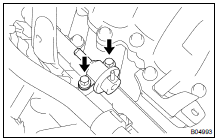 REMOVE FUEL PRESSURE REGULATOR