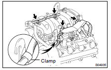 INSTALL ENGINE WIRE TO LH DELIVERY PIPE