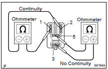  INSPECT FUEL PUMP RELAY CONTINUITY