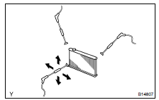 INSPECT FINS FOR BLOCKAGE