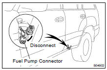 (a) When disconnecting the high fuel pressure line, a large