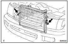 REMOVE RADIATOR ASSEMBLY