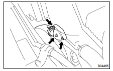 DISCONNECT WATER INLET FROM WATER INLET HOUSING